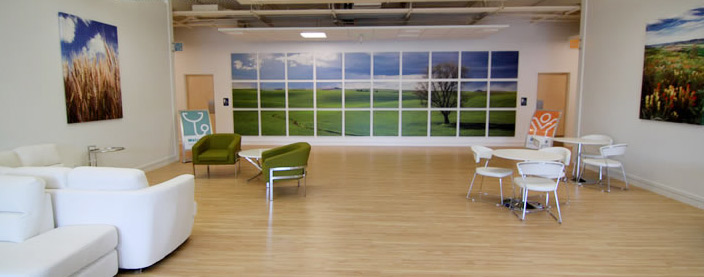 reception area at Family Center